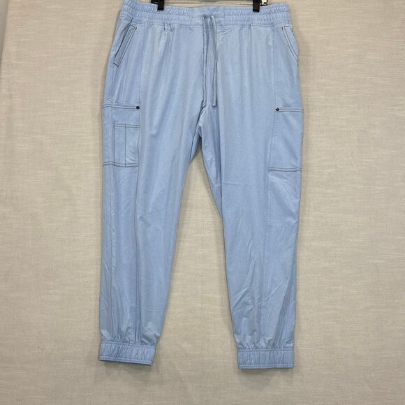 Dickies Pants - Dickies Medical Women's Size 2XL XXL Nursing Scrubs Pants Cropped Light Blue